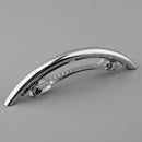 2x Automatic French Hair Barrette Tube Hairpin Ponytail Holder Smooth Clips
