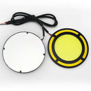 2Pcs Car Yellow+White Cob Led Daylight Bulb Drl Lamp Daytime Running Fog Li
