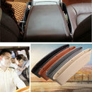 Car Seat Slit Pocket PU Leather Catcher Storage Organizer Box Caddy Grey