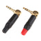 4Pieces 3.5mm 3Pole Male Repair Earphones Audio Solder Jack Plug Adapter