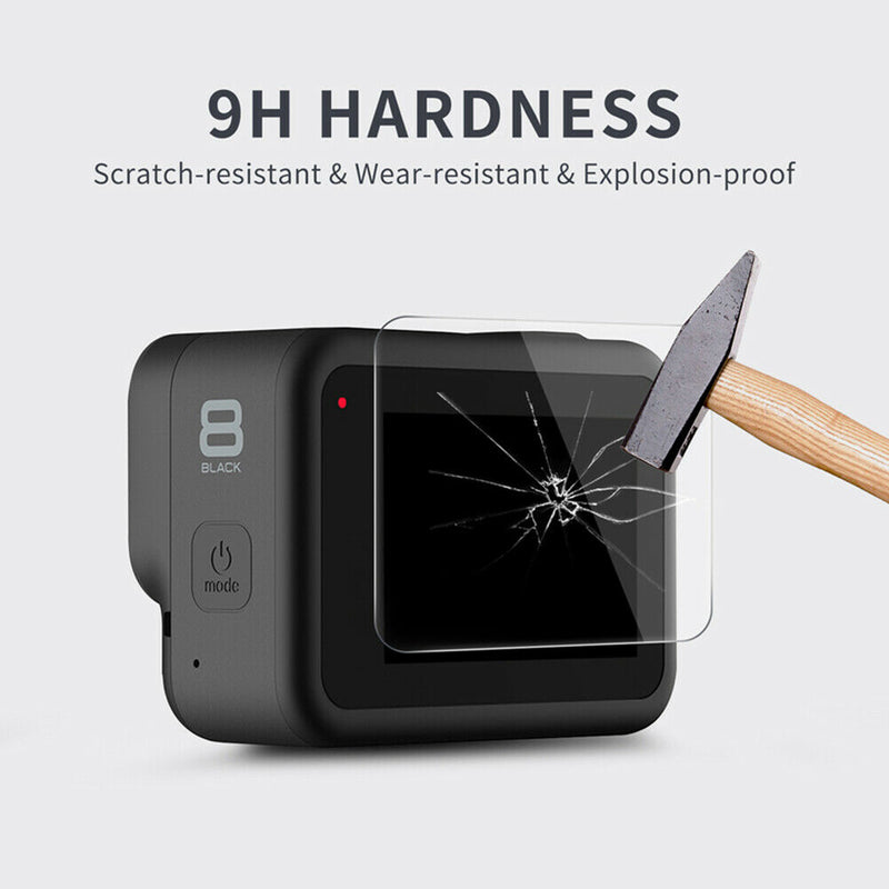 1 Set Tempered Glass Screen Lens Film for Gopro Hero 8 Camera Accessories