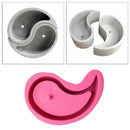 Flowerpot Silicone Mold Succulent Pot Molds Cement Clay Wax Casting Mould
