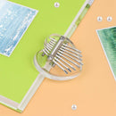 8 Keys Mini Crystal Kalimba Transparent Pocket Musical Finger Thumb Piano  A