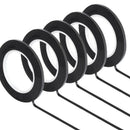 16 Pcs Whiteboard Graphic Chart Tape,Dry Erase Board Art Tape,Thin Black Gr T4V1