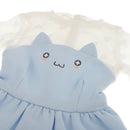 Fashion Cat Face Dress w/ Lace Sleeve for 1/3 BJD DD Dress Up Accessory Blue