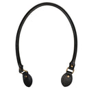 4 Pieces Leather Bag / Single Shoulder Strap Handles Beige + Black Straps