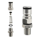 1/4 Inch Male Npt Hex Nipple Gas Ball Lock Post with Poppers Ball Lock Adap D3A7