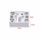 SSR-50DA Solid State Relay Alloy Heat Sink 60A Out 24-380V AC In 3-32V DC LIY