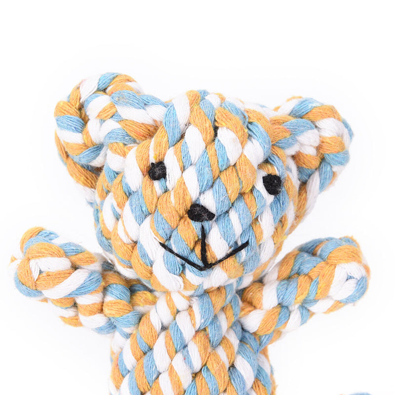 1pc x pet dog durable bear knot for small and large dogs trainging chew toys OZ