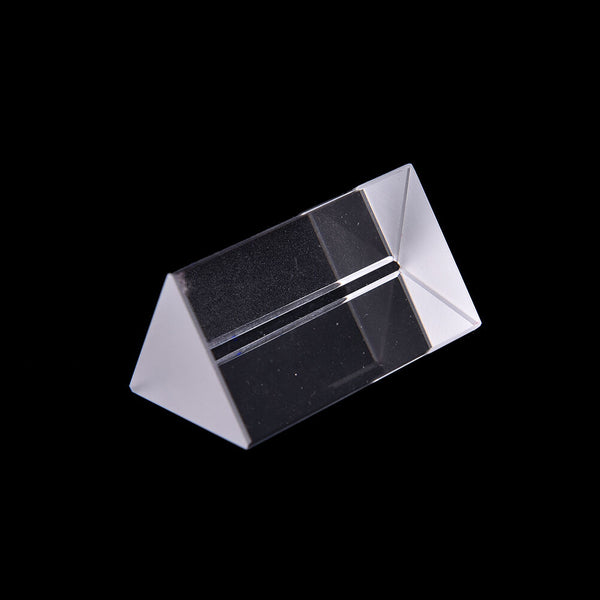 5cm Triangular Prism Teaching Optical Glass Triple Physics Light Spect ME