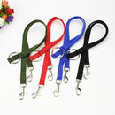 Nylon Double Lead Coupler Twin Dog Two Pet Dog Walking Leash_Split Duplex K O3X3
