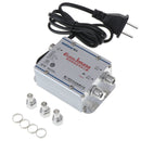 Standard AC 20dB Signal Booster Amplifier Cable TV/UHF/VHF/FM Antenna Split.ES