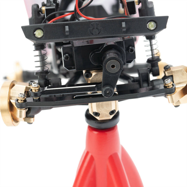 RC Brass Steering Knuckles & Rod Tie Links for Axial SCX24 AXI90081 DIY Accs