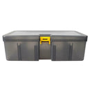 Plastic Dual Layer Waterproof Fishing Tackle Box Lures Bait Storage Case