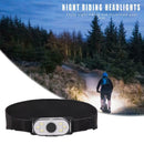 LED Headlight 6 COB Micro-USB Rechargeable Headlamp Flashlight with Battery