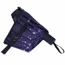 Stars Three-folding Umbrella Rainy Sunny Parasol Vinyl Anti-UV Umbrella Wom Z1Y3