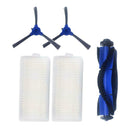 Rolling Brush+Side Brush+Filters Vacuum Cleaner Replacement Kit for RoboVac