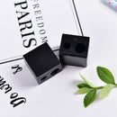 New Precision Cosmetic Pencil 2 Holes Sharpener for Eyebrow Lip Liner Eyeliner Z