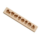 Chinese Traditional Mini Wooden Mid-autumn Festival Mooncake Mold 8 Holes