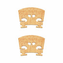 2Pcs Maple Wood Bridge 4/4 Full Size For Violin Fiddle Accessories Inst UWK