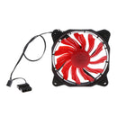 120mm Case fan Solar  Hydraulic Bearing Quiet for Computer Red