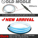 2pcs Car Door Open Warning Lamp Flowing Flashing LED Lights Strip Anti-collision
