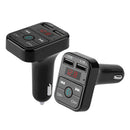 2Wireless Bluetooth CarFM Transmitter Support TF Card