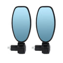 2Pcs 7/8" Handle Bar End Motorcycle Rear View Mirrors Motorbike for Yamaha