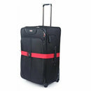 Long luggage stuffed seat belt luggage belt Red D2G2