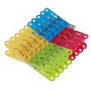 20pcs Plastic Clothes Clips Household Drying Socks Towel Rack Clamps Holder