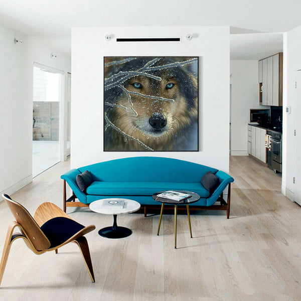 Full Drill Wolf 5D Diamond DIY Painting Craft Kit Home Decor