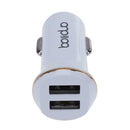 5V 2.4A/1.0A Dual USB Fast Charging Smart Car Charger for Phone Tablet