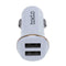 5V 2.4A/1.0A Dual USB Fast Charging Smart Car Charger for Phone Tablet