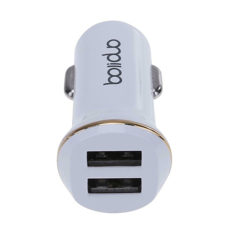 5V 2.4A/1.0A Dual USB Fast Charging Smart Car Charger for Phone Tablet