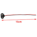 10pcs T type 9V Battery Snap Connector clip Lead Wires holder Line length 15CM Z