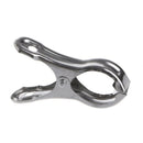 Home Laundry Stainless Steel Spring Loaded Clothes Pegs Hanging Pins Cli BDK