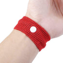 2pcs Morning Sickness Wrist Bands Anti Motion Sickness Wristband (Red)