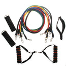 11x Resistance Bands Set, Exercise Bands with Door Anchor, Handles, Carry Bag,