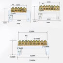 5 Positions Electric Cable Connector Screw Barrier Bar Tool Block Terminal K3J4