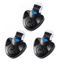 3x Electronic LED Light Fishing Bite Sound Alarm Alert Bell Clip On Fishing Rod