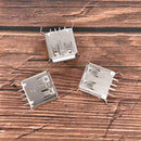 Single Port USB 2.0 Female Type A 4-Pin DIP 180 Degree Jack Socket PT%x