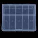 10 Grid transparent fishhook box fish lure hooks fishing accessories tool cas3C