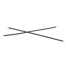 5X(1 set of black copper 30 pcs 24AWG 10CM black color wire electronic wir Q3R8)