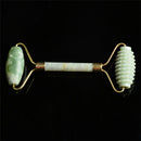 Natural Jade Stone Face Massager Roller Spa Head Neck Facial Beauty Tool ME