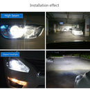2pc S2 9005 8000LM LED  Headlight Kit Low Beam Bulbs 6000K White High Power Lamp