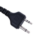 5X(2 Pin PTT Ear Hook Earpiece Earphone MIC For MIDLAND Walkie Talkie G6/G Q9Z5)