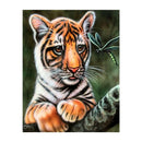 Tiger Round Drill 5D Diamond Embroidery Painting Cross Stitch Kit for Adults