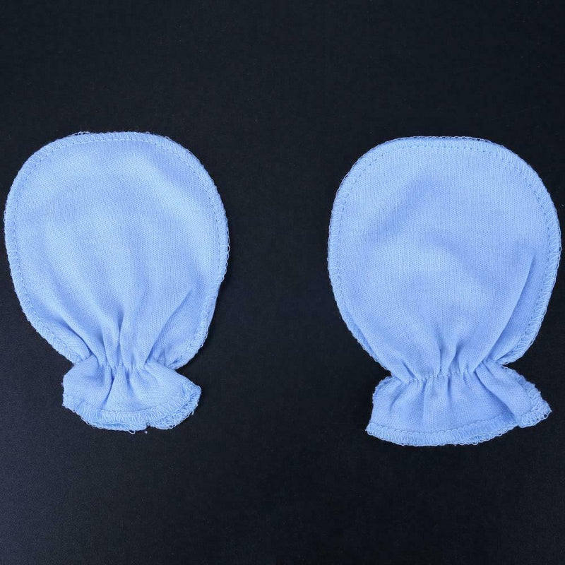 5Pair Soft Cotton Baby Gloves Four Seasons Gloves Newborn Safety Gloves A