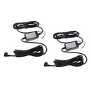 2 Pieces   Converter Hard Wire Micro USB Port Low Voltage Protection