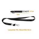 Dog Whistle Set Copper Adjustable Pitch Pet Training Clicker Silent Bark Control